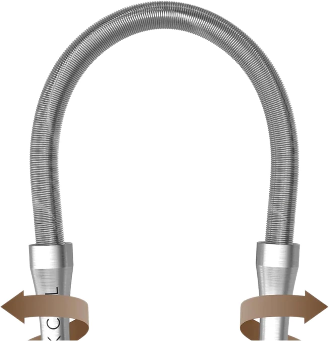 Spring Facial Hair Remover - Coil Epilator 100% Stainless Steel Spring Removes Hair from Upper Lip, Chin & Cheeks - Reusable and Easy to Sanitize.