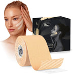CureTape Beauty Kinesiology Tape | Anti-Wrinkle Face Tape | Face Neck Lift Tape for Toning, Firming & Tightening The Skin | Kinesiology Tape for Face and Sensitive Skin | Soft on The Skin (2'' X 16')