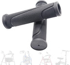 2PCS for Rollator Hand Grip,Replacement Parts for Rollator and Wheelchair,for Knee Walker Replacement Parts Accessories,Soft and Comfortable, Textured Design.(Left/Right,Black)