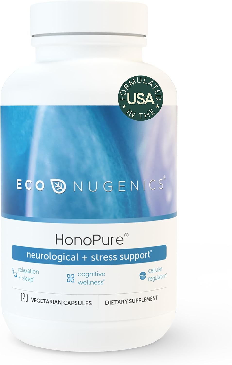 EcoNugenics – HonoPure – 120 Capsules | Professionally Formulated with 98% Pure Honokiol | Supports Cellular, Neurological & Cognitive Health | Safe, Effective & Highly Regarded Antioxidant