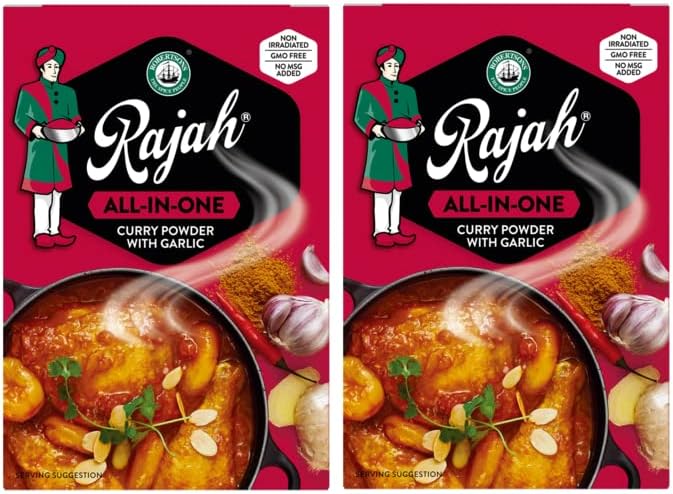 Robertsons Rajah Curry Powder 100g (All in One with Garlic, 3.53 Ounce (Pack of 2))
