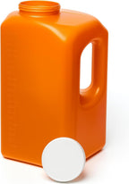 Vakly 24-Hour Urine Collection Bottle 1 – Large Graduated Container with Easy-Grip Handle, Wide Opening & Screw-On Cover for Overnight Collection