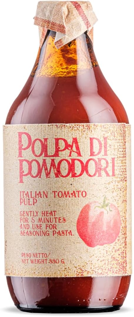 ARTIGIANI DEI SAPORI - Italian Tomato Pulp, 11.6 oz, Pomodoro Puree, Fine Tomato Pulp Passata