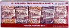 Amish Country Popcorn | 4 Ounce Variety Kernel Gift Set (10 Pack Assorted) | Old Fashioned, Non-GMO and Gluten Free (4oz Each, 10ct Total)