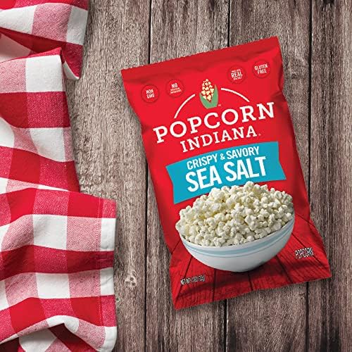 Popcorn Indiana Sea Salt Popcorn, 1.1 Oz (Pack of 6)