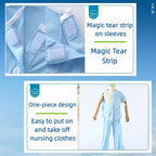 Disability Clothing for Home Care Postoperative Fracture Pure Cotton Paste Short-Sleeved Suit