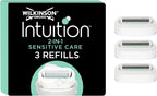 WILKINSON SWORD - Intuition Sensitive Care For Women | No Shave Gel Needed | Pack of 3 Razor Blade Refills