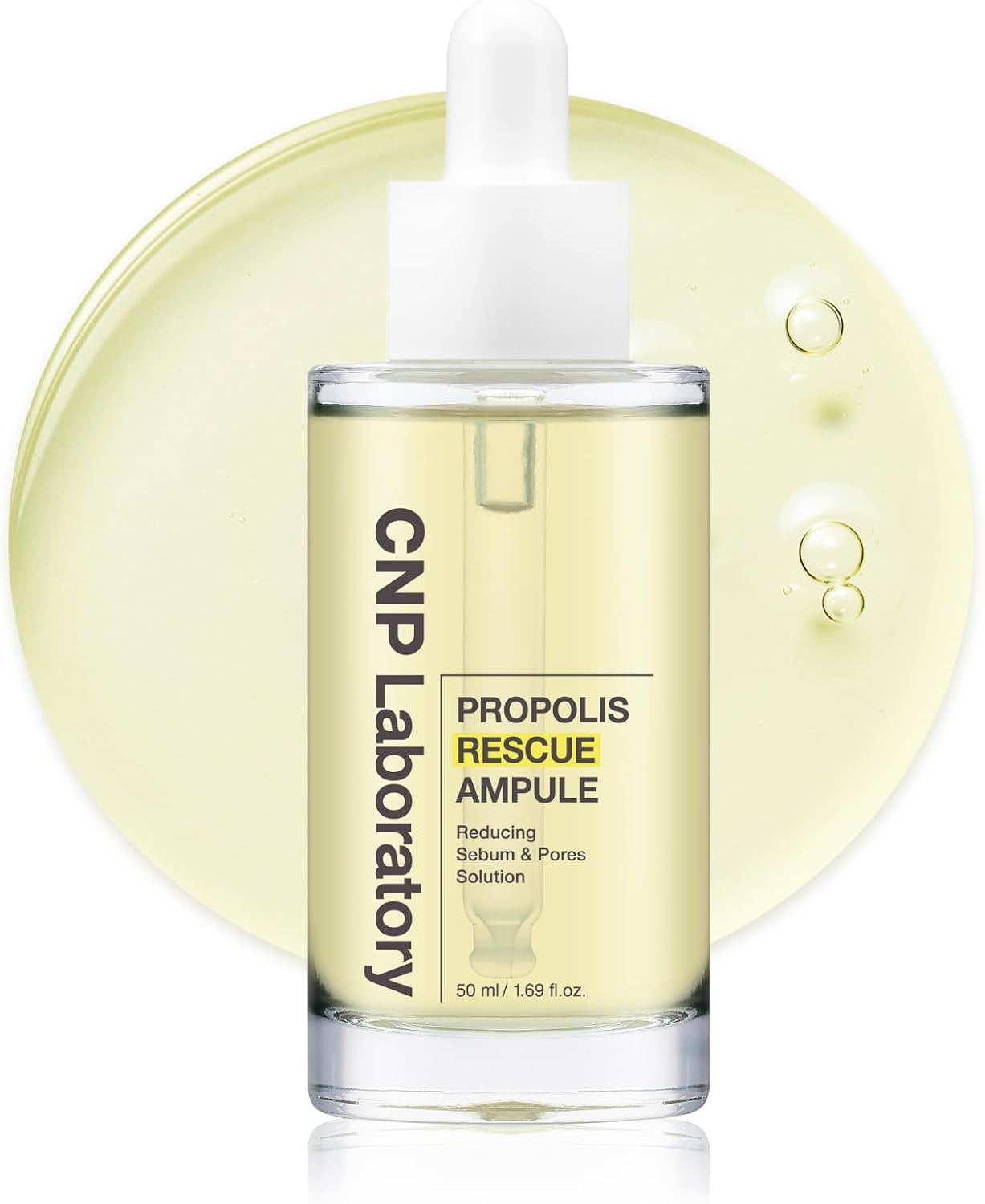 CNP Rescue+Propolis Serum - Redness Relief Serum with Niacinamide & IP-BHA, Soothing, Hydrating, Minimizing Pores, for Oily & Sensitive Skin, Lightweight Essence for Glass Skin, Korean Skin Care