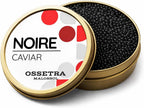 Noire Caviar Ossetra Malossol - Premium Sturgeon Roe Caviar, Sustainably Farmed, Gourment Black Caviar - 125G/4.4 OZ