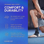 adidas Performance Climacool Ankle Support Sleeve - Ankle Sleeve for Training, Competitions, Support, and General Fitness - Ergonomic Design, Silicone Grip, Breathable & Durable Material - Large