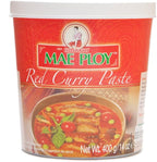 Mae Ploy Red Curry Paste, Authentic Thai Curry Paste With Red Chili, Shrimp Paste, Lemongrass and Aromatic Herbs for Cooking Butter Chicken, Rendang, Curries, Stews and Other Dishes, 2.2lbs Tub
