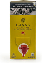 Iliada Kalamata PDO Extra Virgin Olive Oil Bag in a Box, 3Lt | Multi-Awarded | Single Region 100% Greek | Monovarietal Koroneiki | Cold Press | Polyphenol Rich | Chef's Favorite