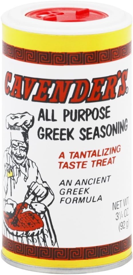 Cavender's All Purpose Greek Seasoning - 3.25 oz (pack of 3) Includes Cavenders Exclusive Recipe Insert!