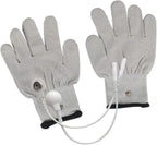 Careforyou DDS Conductive Silver Fiber Electric Massage Gloves for Facial Massager