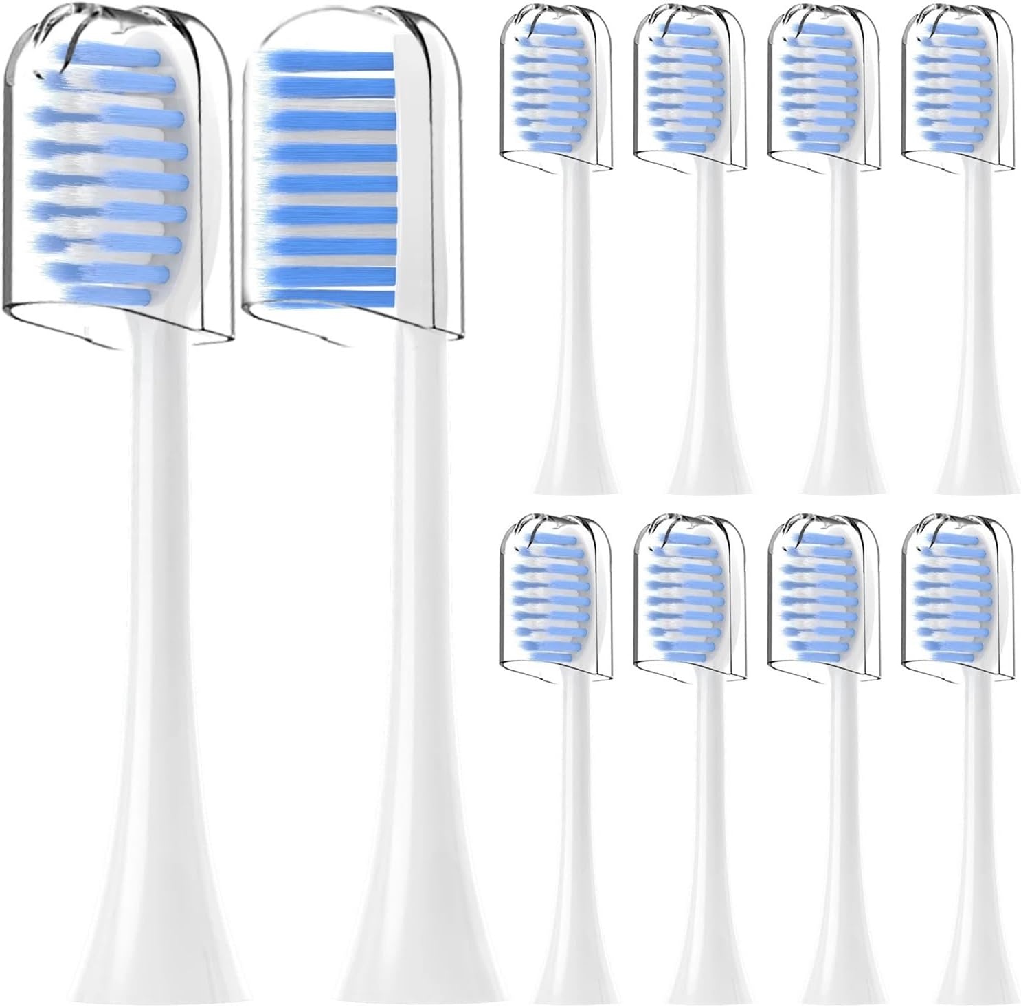 Compatible for Spotlight Oral Care Electric Toothbrush Replacement Brush Heads,for Sonic Toothbrus(White)