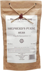 Health Embassy Shepherds Purse Herb | Capsella bursa-pastoris | Herbal Tea (100g)