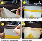 15pcs Car Trash Bags Easy Stick-On Disposable Portable Car Garbage Bags, Self-Stick Disposable Bags for Commute Road Trip Daily Driving to Keep Vehicle Clean and Tidy