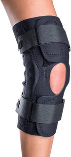 ProCare Reddie Hinged Knee Support Brace: Neoprene Wrap-Around, MCL and LCL Sprains, Medium