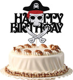 Pirate Birthday Cake Toppers, Pirate Themed Party Decorations (4)