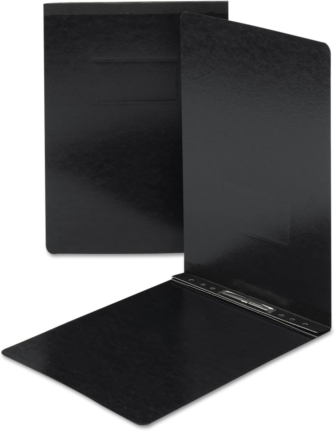 SMEAD Top Opening Pressboard Report Cover, Prong Fastener, 11 x 17 Inches, Black (SMD81179)