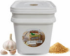 Golden Granulated Garlic | Bulk Pack 5 lbs (2.26kg) For Restaurants & Catering | Non Gmo & Gluten Free Premium Granules | Garlic Powder Style Seasoning for Flavoring Dishes, Dry Rubs & Marinades