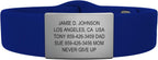 ROAD iD - Official ID Bracelet - The Wrist ID Elite - Silicone Pin-Tuck - for Athletes