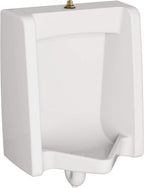American Standard 6590001.020 Washbrook 0.125 – 1.0 gpf (0.47 – 3.8 Lpf) Top Spud Urinal (only), White