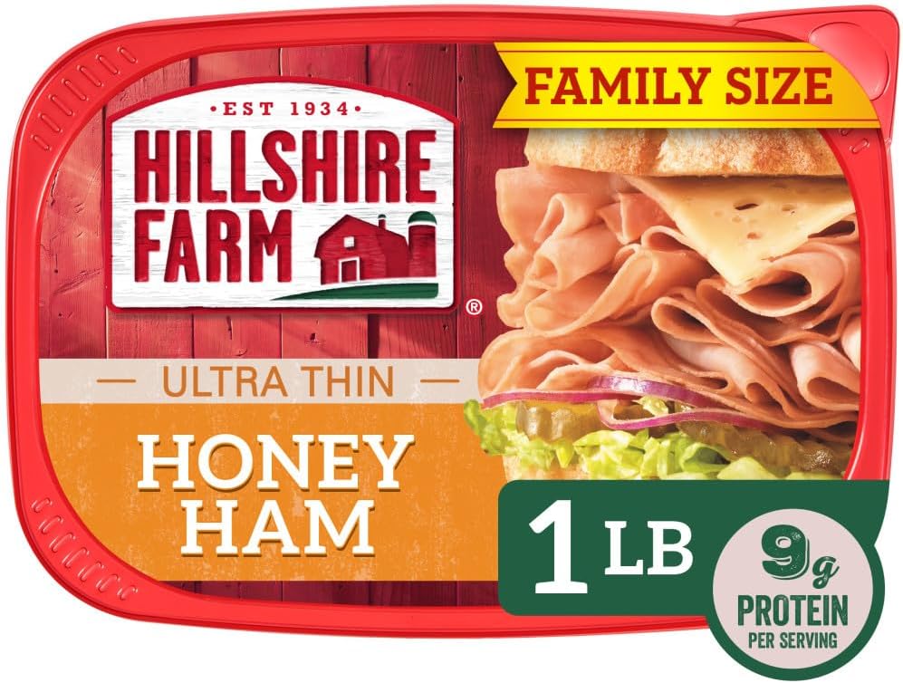 Hillshire Farm Ultra Thin Sliced Deli Lunch Meat, Honey Ham, 16 oz