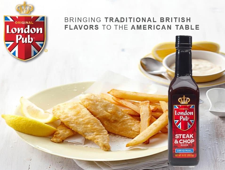 London Pub, Sauce Steak & Chop, 10 OZ (Pack of 2)