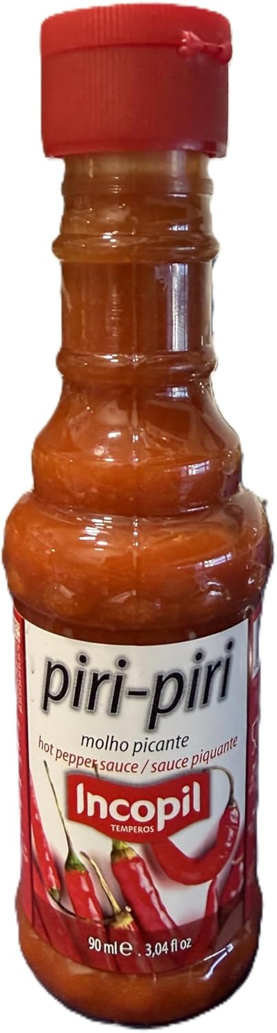 Piri Piri Sauce Peri Peri Incopil - Molho Picante hot pepper sauce - 90ml/3.04FLoz