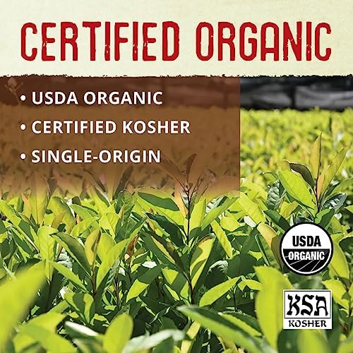 ECOTEAS Organic Yerba Mate Loose Leaf Tea – Unsmoked (Air Dried) Traditional Cut – 1 lb – From Argentina – Kosher, Non-GMO, Gluten-Free (Pack of 3)