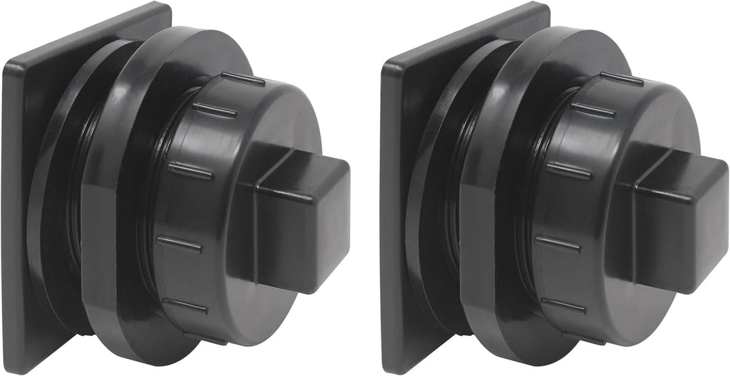 Stock Tank Drain Plug Compatible with Rubbermaid Commercial Stock Tanks - 2 Pack