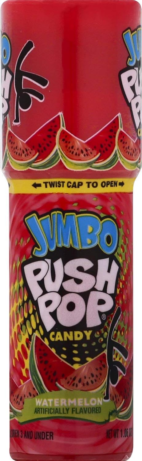 Jumpin' Push Pop Topps, 1.06 oz (Flavors May Vary)