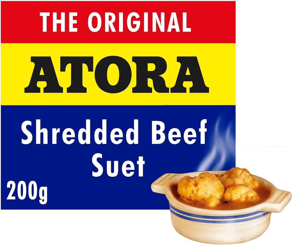 Atora Shredded Beef Suet 200g - Pack of 2
