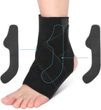 Ankle Brace, Adjustable Wrap Compression Ankle Support, Breathable Nylon Material Elastic Sleeve for Sports Acute Injury Prevention, Relief for Chronic Ankle Pain, Arthritis, Tendonitis, 1Pcs