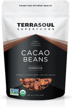 Terrasoul Superfoods Raw Organic Criollo Cacao Beans, 16 Oz, Raw Chocolate Goodness for Baking, Snacking, and Homemade Chocolate Creations