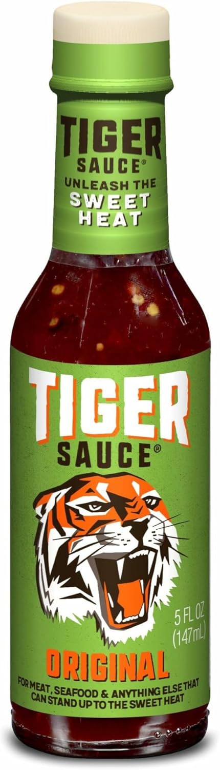 Tiger Sauce Original Hot Sauce, 5oz Bottle (Pack of 2)