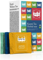 Kusmi Tea - Organic Herbal Tea Gift Set - Sampler Assortment Variety Box - Gift Idea for Men and Women - Caffeine-Free Teas - Hibiscus Tea, Chamomile Tea, Rooibos - 8 Recipes - 24 Tea Bags