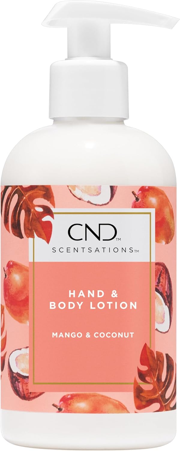 CND Scentsations Hand & Body Lotion, Deep Moisturizing and Hydrating Formula for Dry Damaged Skin, Dermatologically Tested, 8.3 oz.