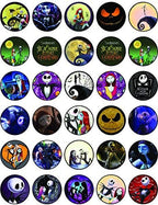 30 Edible Cupcake Toppers – Spooky Holiday-Inspired Designs Collection | Uncut Edible Icing Sheet Decorations