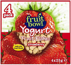 Fruit Bowl Fruit Flakes Strawberry with a Yogurt Coating (4x25g)