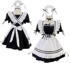 Japanese Ladies Anime Maid Apparel Outfit Cosplay Costume Dress Girls Sissy Fancy French Apron Maid Clothing
