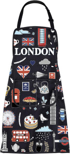 BNQL London Cooking Apron London Gifts for London Lovers London Souvenir Gifts London Travel Gift London Apron With Pockets