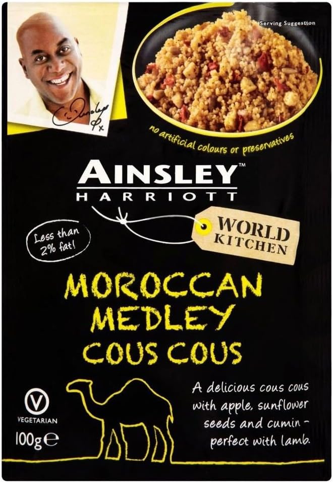 Ainsley Harriott Moroccan Medley Cous Cous (100g) - Pack of 6