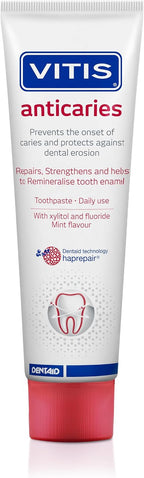 VITIS ANTICARIES TOOTHPASTE WITH NANO REPAIR 100ml - mint flavour, no gluten - !new! by Vitis