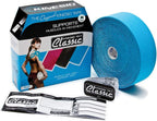 Kinesio CKT75125 Taping Elastic Therapeutic Athletic Tape, Tex Classic, Bulk Roll, Blue, 2", 103'