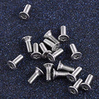 50pcs M3 Stainless Steel Flat Head Star Drive Machine Screws Bolts for Industrial Construction Fasteners (M3×8)