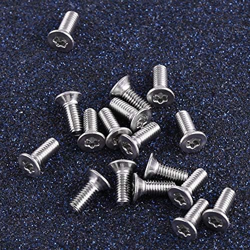 50pcs M3 Stainless Steel Flat Head Star Drive Machine Screws Bolts for Industrial Construction Fasteners (M3×8)