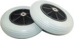 8" x 2" (200x50) Rear Caster Wheels Assembly/Electric Drive Wheelchair Wheel Chair Tyre，Front Caster/Front Wheel & Solid Tyre for Powerchair Power Wheelchair's - (Pair of Two)
