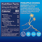 Dole Canned Fruit, Tropical Gold Pineapple Chunks in 100% Pineapple Juice, Gluten Free, Pantry Staples, No Sugar Added, 15.25 Oz, 12 Count